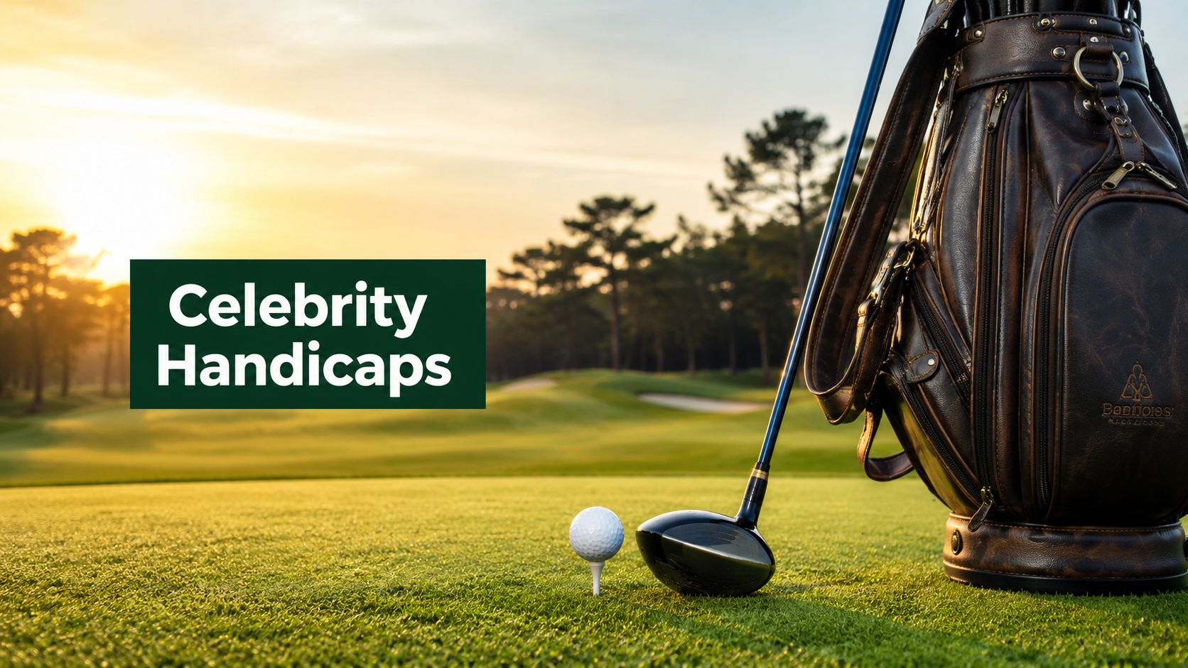 7 Celebrity Golf Handicaps and What They Reveal