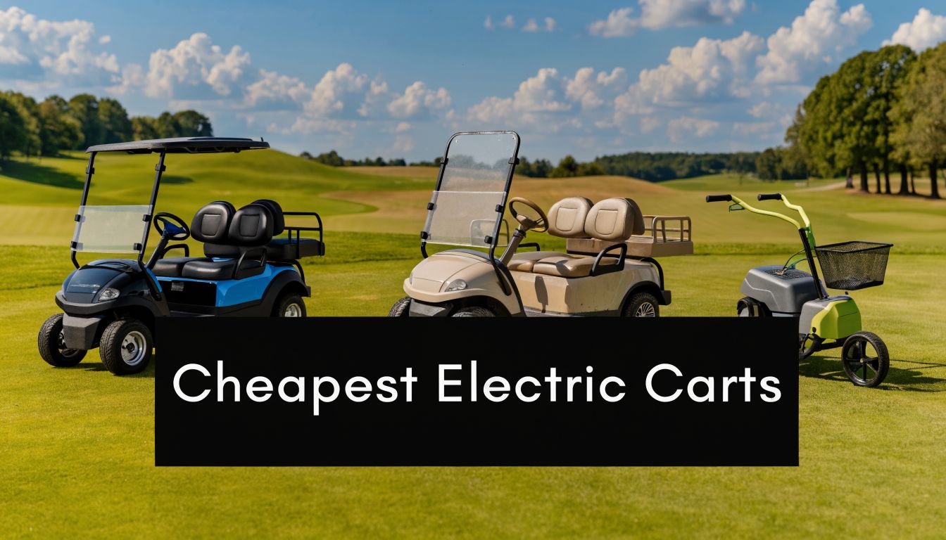 Cheapest Electric Golf Carts: A 2026 Buyer's Guide
