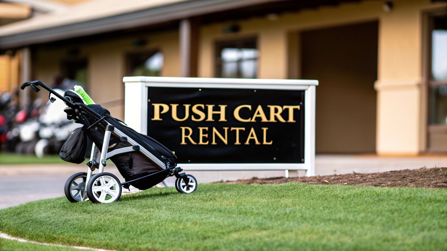 Your Guide to a Golf Push Cart Rental