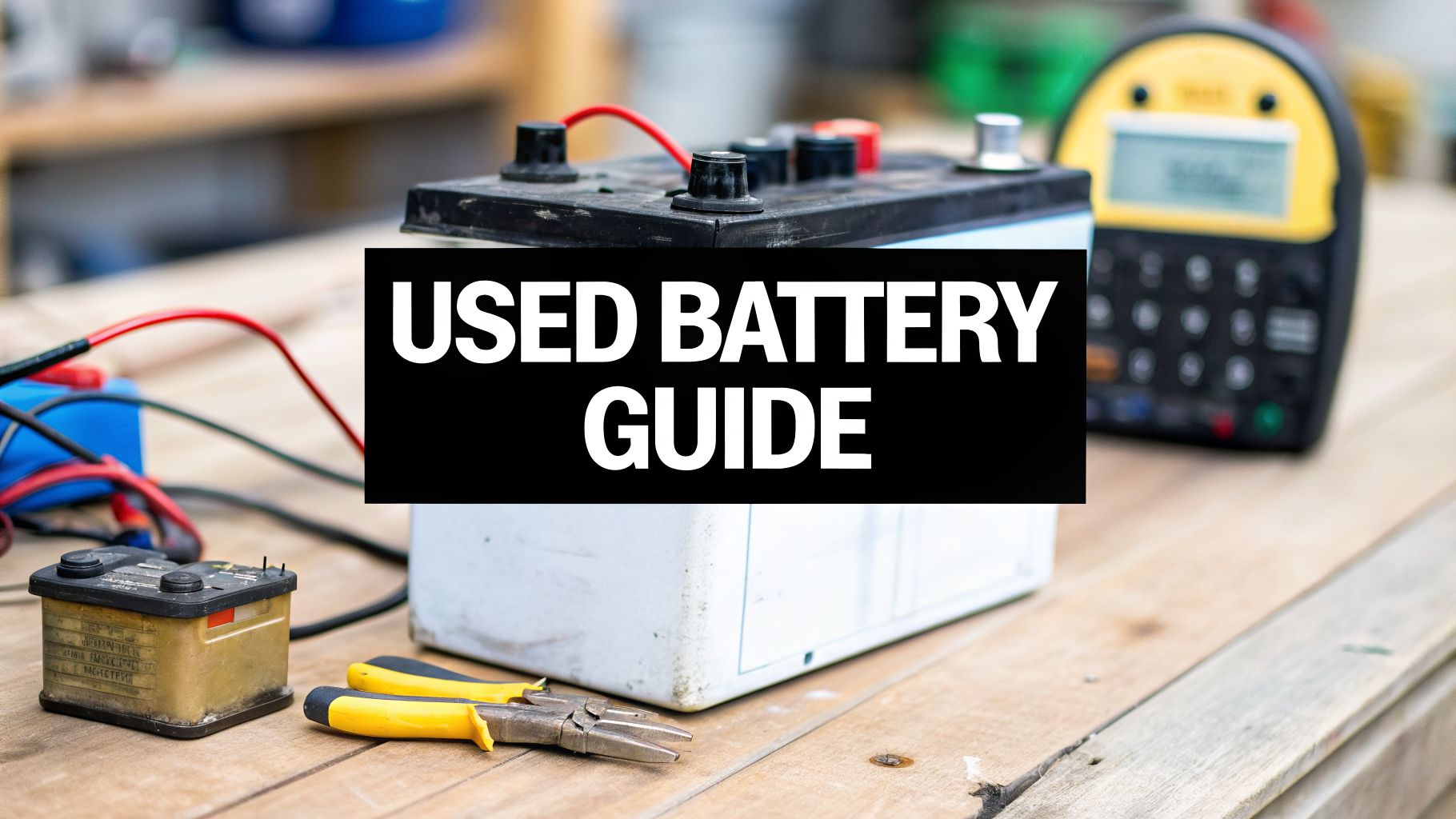 Your Guide to Buying a Used Golf Cart Battery
