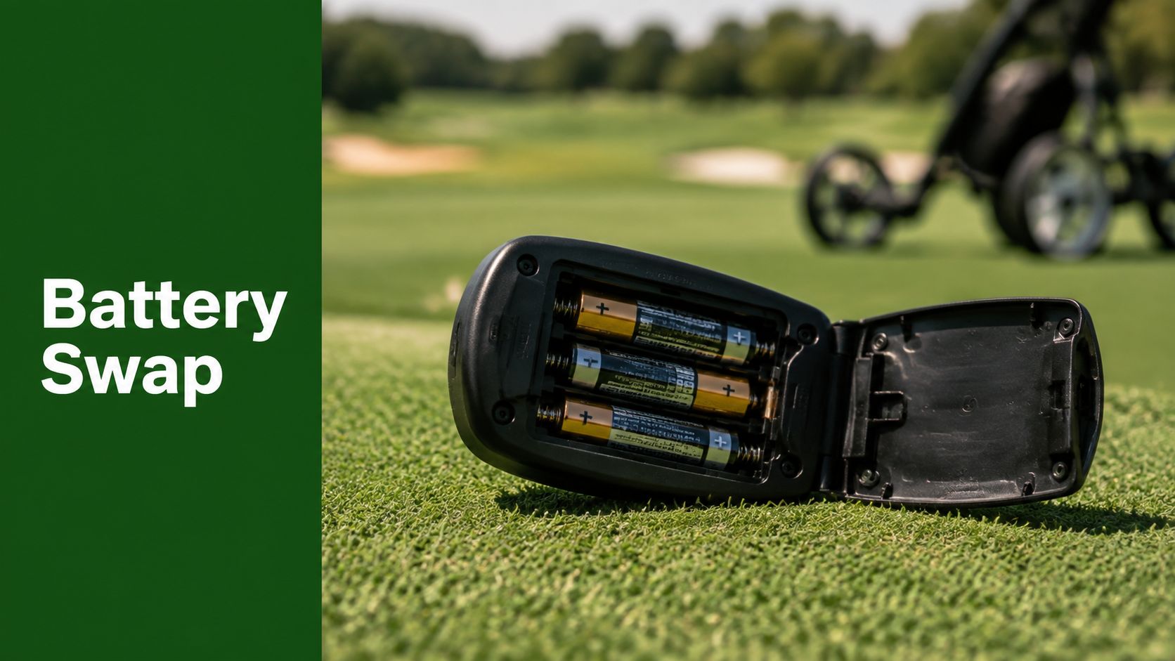 Battery Remote Control for Caddie Wheel: Replacement