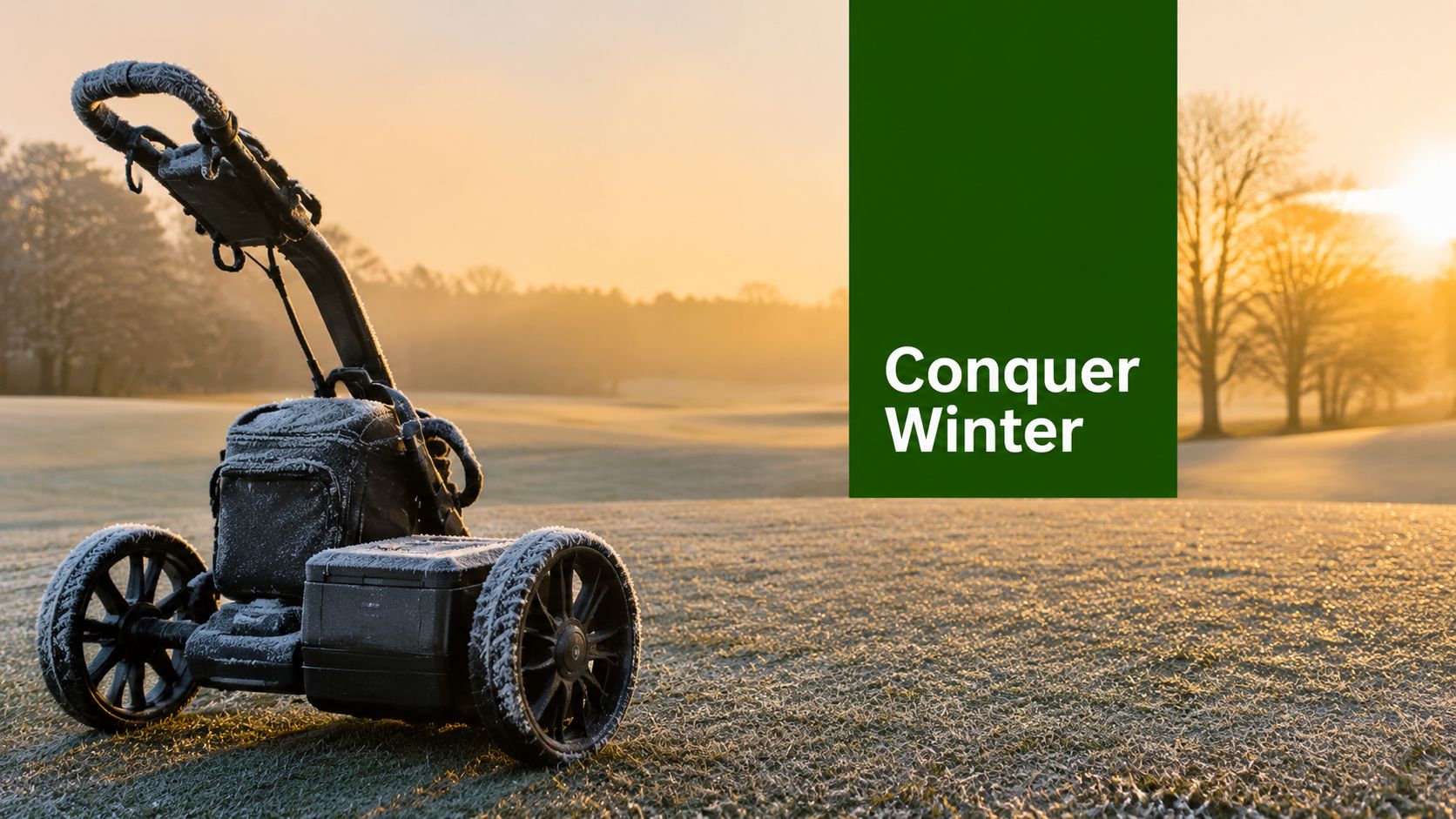 Conquer Winter: Caddie Wheel Cold Weather Performance