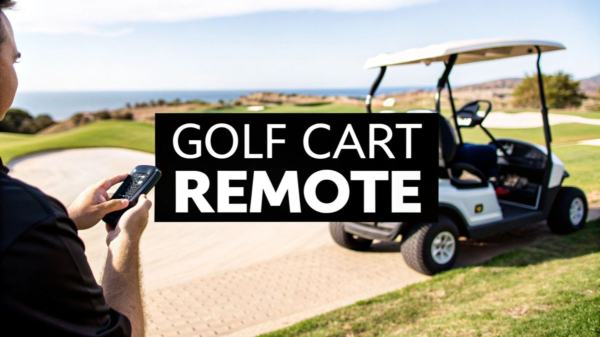 Cart Remote Your Guide to Electric Golf Carts Remote Control Systems