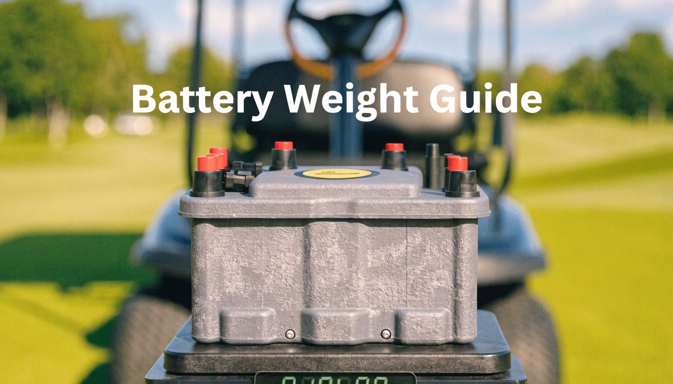 How Much Does a Golf Cart Battery Weigh? 2026 Guide