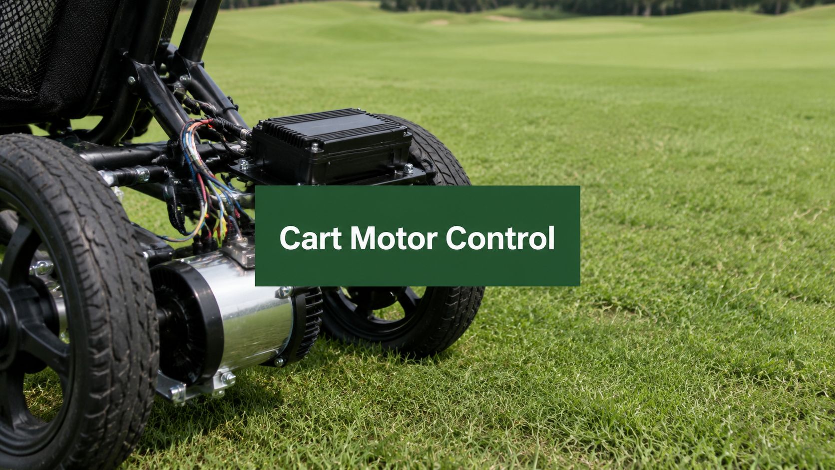 How to Control a Motor on a Golf Push Cart