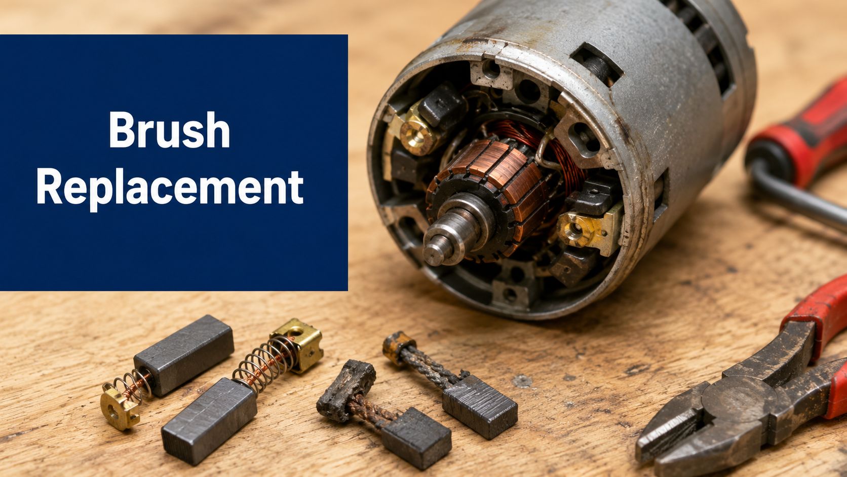 How to Replace Motor Brushes Safely & Easily