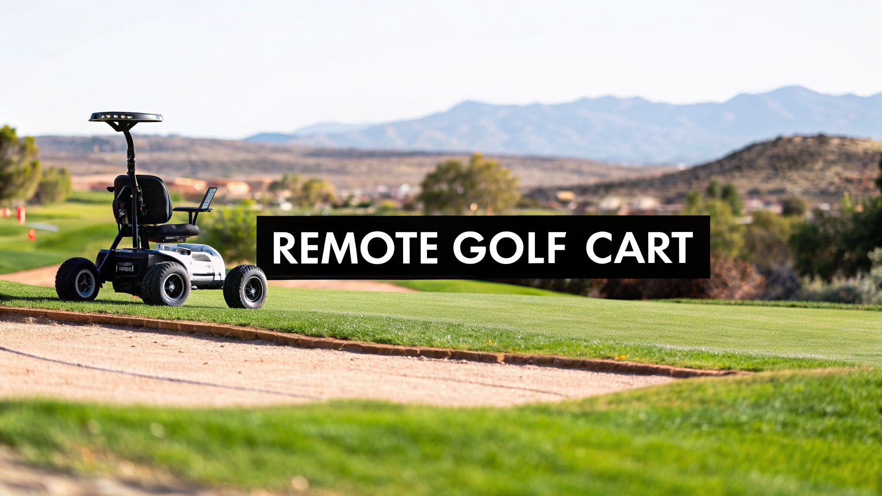 Your 2026 Guide to Buying a Remote Controlled Golf Cart
