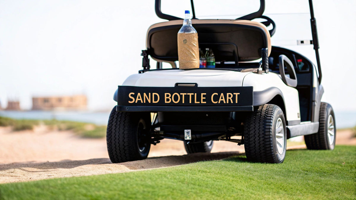 The Essential Guide to the Sand Bottle Golf Cart | Caddie Wheel