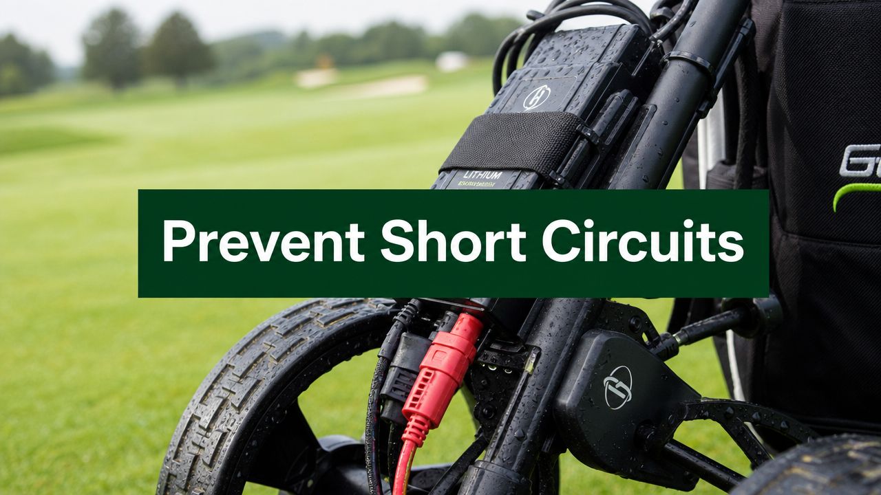 Short Circuit Prevention for Your Caddie Wheel