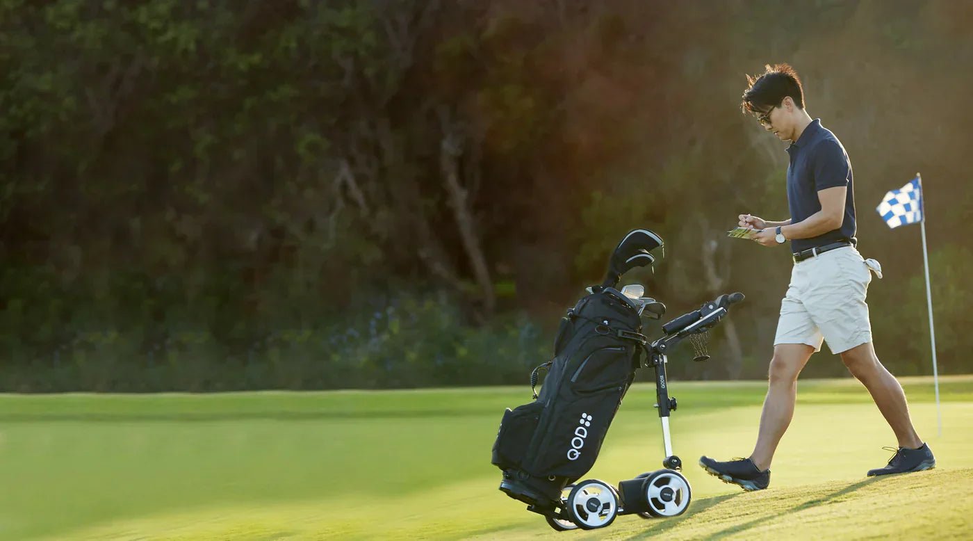 Why Every Golfer Should Switch to an Electric Golf Cart Push System - Caddie Wheel