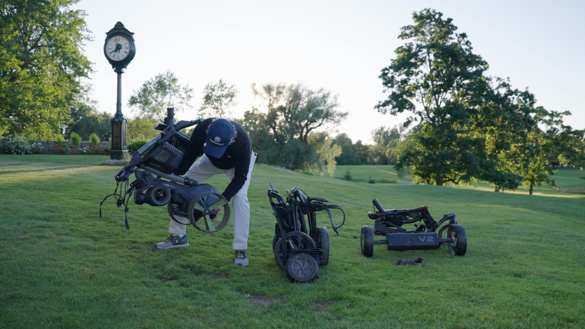 Caddie Wheel - Power Assist Your Golf Caddy